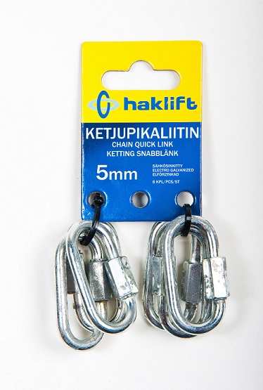 HAKLIFT Ketjupikaliitin 5mm - Ketjut, vaijerit ja liitoslenkit - 128133 - 1