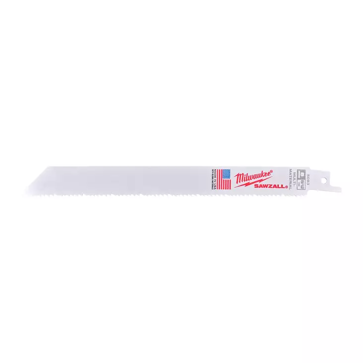 MILWAUKEE SAWZALL Puukkosahanterä 200/8/12TPI - Puukkosahanterät - 120903 - 1