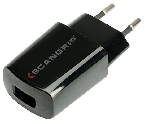 SCANGRIP USB-laturi verkkovirtaan 230 V - Scangrip valaisimet - 126833 - 1