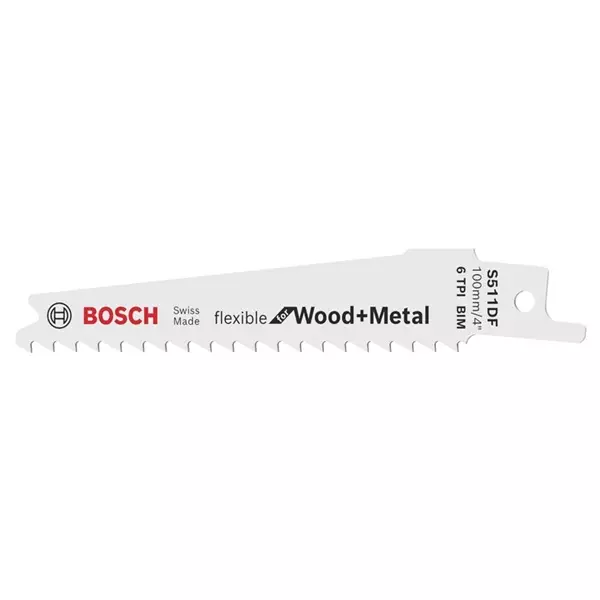 BOSCH S511DF Puukkosahanterä 100mm 5kpl/pkt - Puukkosahanterät - 125113 - 1