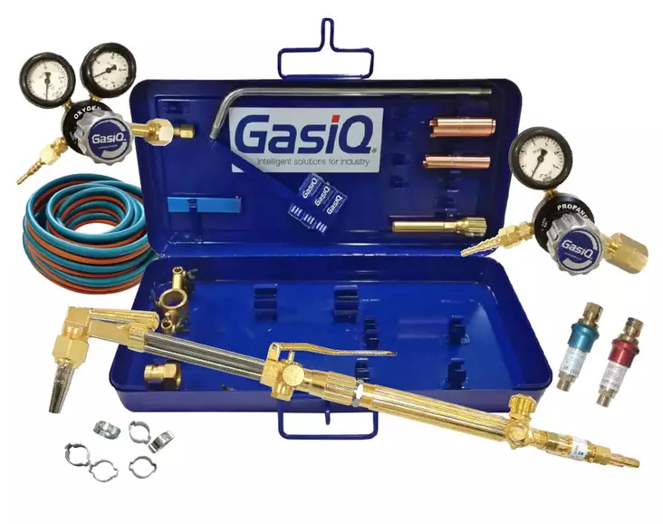 GASIQ Q43/49PROP SAFE-X Poltinlaitteisto sis. mittarit+letkut - Poltinlaitteistot - 130723 - 1