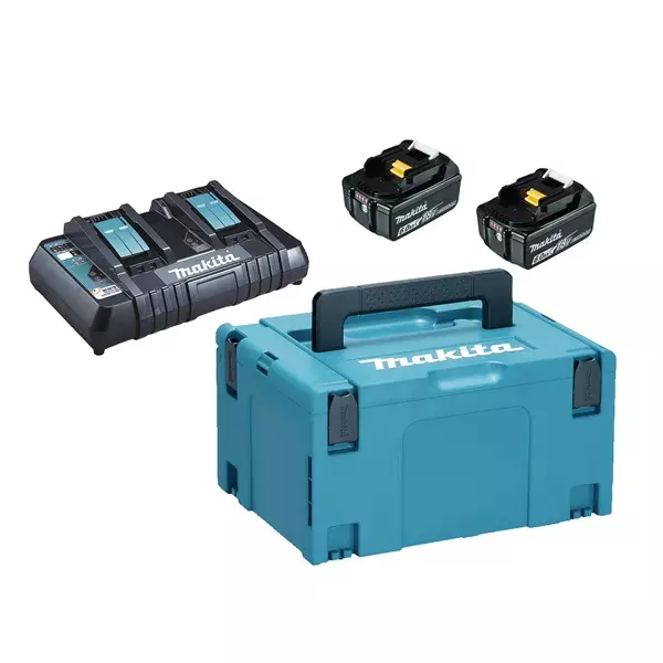 MAKITA 198077-8 PowerPack LXT 2x6,0Ah, DC18RD - Työkaluakut ja latauslaitteet - 104653 - 1