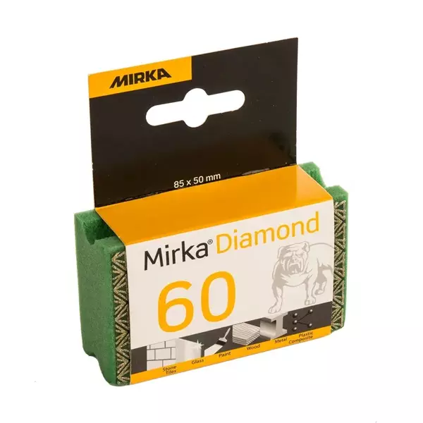 MIRKA Timanttihiomasieni 85x50mm 60 vihreä - Hiomakivet - 116653 - 1