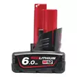 MILWAUKEE M12 B6 REDLITHIUM Akku 6,0Ah - Työkaluakut ja latauslaitteet - 117504 - 1