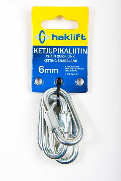 HAKLIFT Ketjupikaliitin 6mm - Ketjut, vaijerit ja liitoslenkit - 128134 - 1
