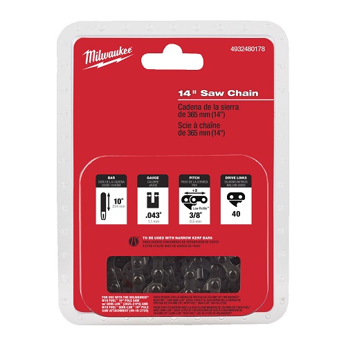 MILWAUKEE Teräketju .325"x356x1,1mm -56 - Teräketjut - 132754 - 1