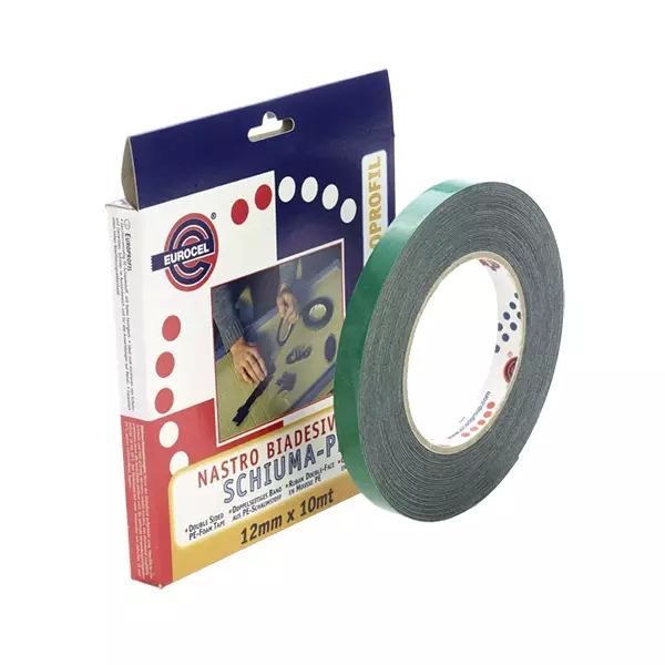 EUROCEL Butyyliteippi 2-puolinen 12mm x 10m - Teipit ja pakkausmateriaalit - 132034 - 1