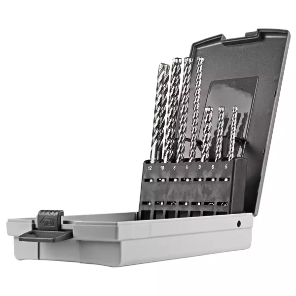 MAKITA E-14928 SDS-Plus poranteräsarja 7-osaa - Betoni- ja kiviporanterät - 128244 - 1