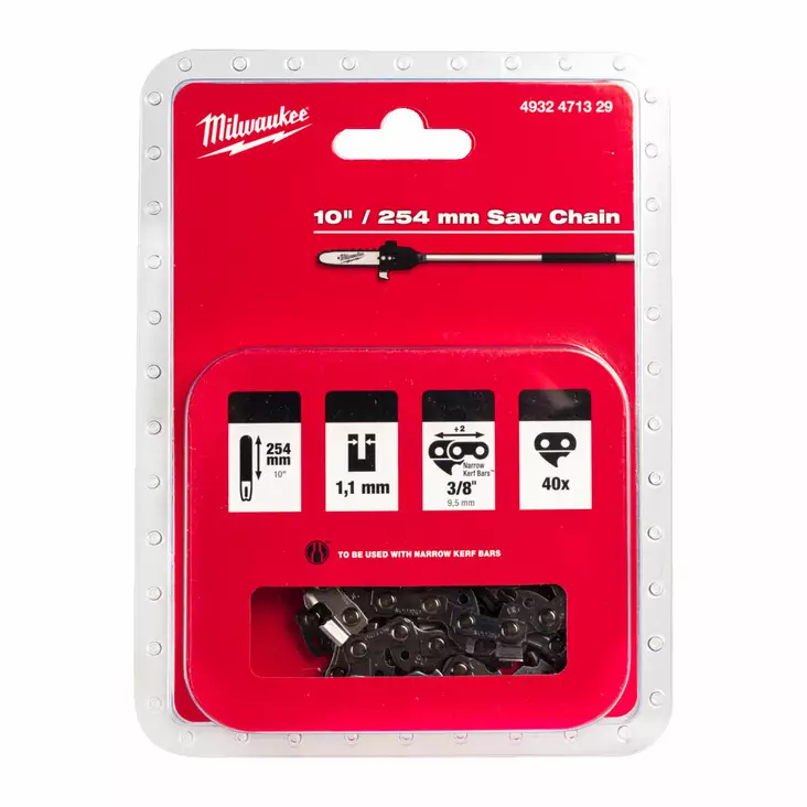 MILWAUKEE Teräketju 3/8"x254x1,1mm - Teräketjut - 121524 - 1