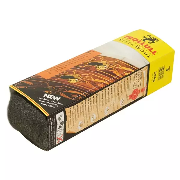 MIRKA Trollull Teräsvilla 200g karkeus 000 - Hiomakivet - 116734 - 1