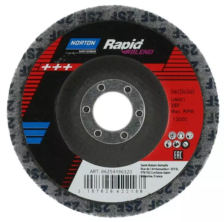 NORTON RAPID BLEND Kiillotuslaikka - Katkaisu & hiomalaikat, teräsharjat - 138864 - 1