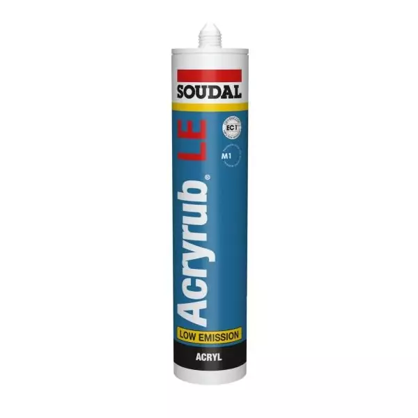 SOUDAL Acryrub LE akryylimassa EC1+, M1 - Saumamassat - 134674 - 1