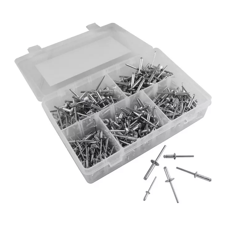 JBM Vetoniittilajitelma 3.2-4.8mm, alumiinia - Vetoniitit - 137934 - 1