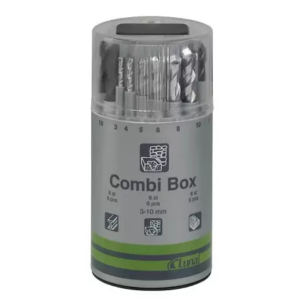 LUNA Kombi Box Poranteräsarja 3-10mm - Kevät kampanja - 126875 - 1