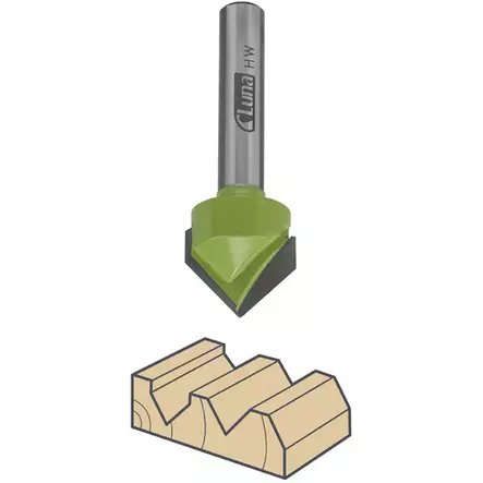 LUNA V-urajyrsin HM 16mm - Yläjyrsinterät - 127015 - 1