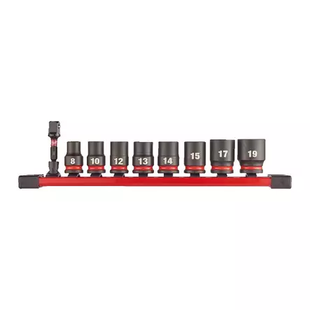 MILWAUKEE SHW Hylsysarja 3/8" 9 osaa - Hylsy- ja työkalusarjat - 132085 - 1