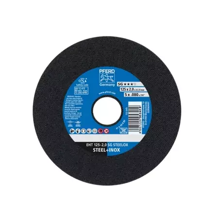 PFERD Katkaisulaikka EHT 125x2,0x22 Steelox - Katkaisu & hiomalaikat, teräsharjat - 124545 - 1