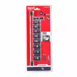 MILWAUKEE SHW Hylsysarja 3/8" 9 osaa - Hylsy- ja työkalusarjat - 132085 - 2
