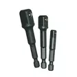 TECOS Hylsyadapterisarja 1/4"+3/8"+1/2" - Hylsynpitimet - 138095 - 1