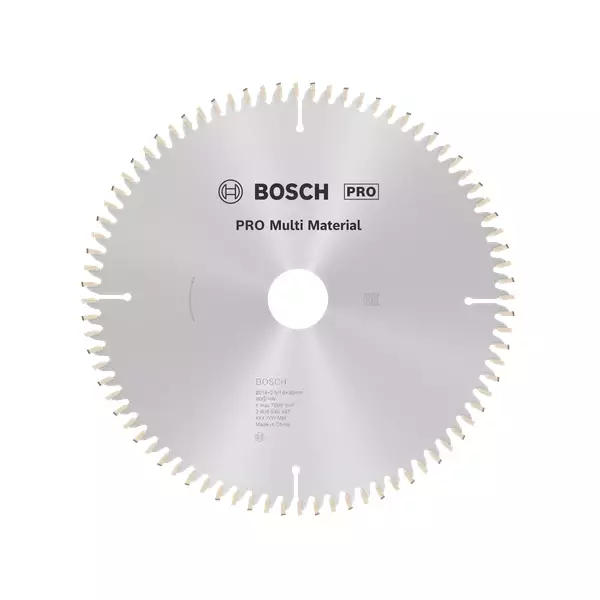 BOSCH Pyörösahanterä 216x2,5x30 Z80 - Pyörösahanterät - 125085 - 1