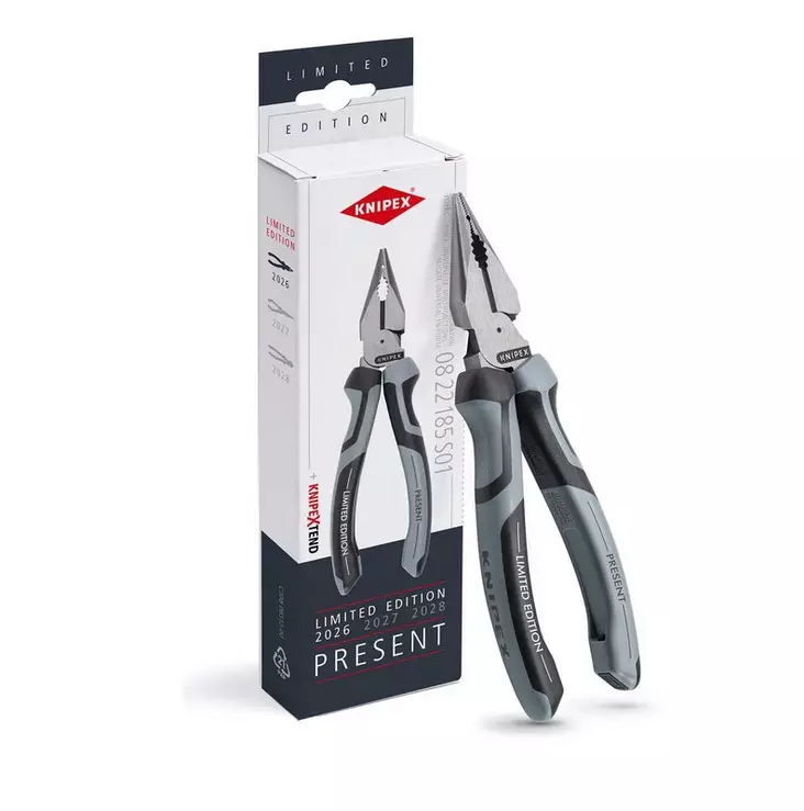 KNIPEX Yhdistelmäkärkipihti 185mm, 2K kahvat - Kärkipihdit - 139335 - 1