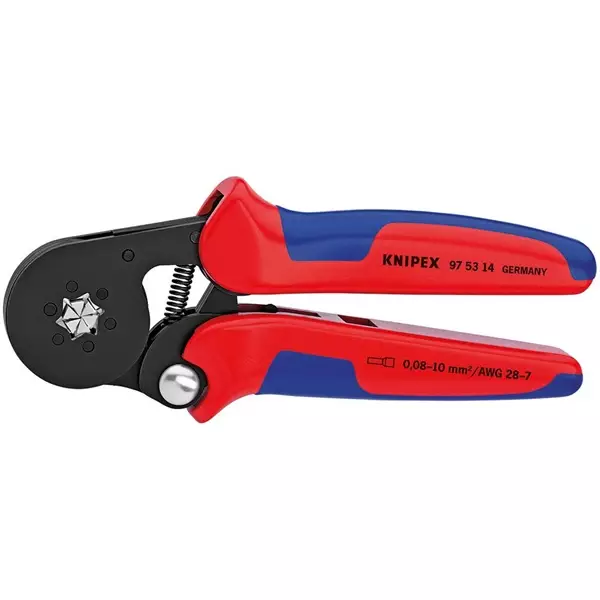 KNIPEX Aut.pääteholkkipihti 180mm - Muut pihdit ja leikkurit - 113145 - 1