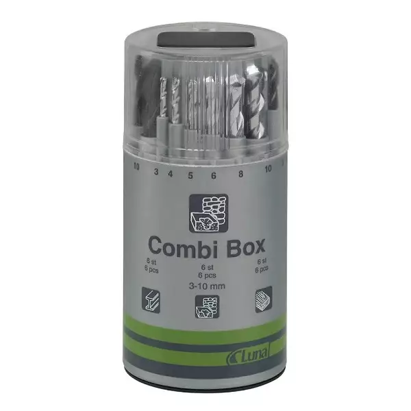 LUNA Kombi Box Poranteräsarja 3-10mm - Kevät kampanja - 126875 - 1