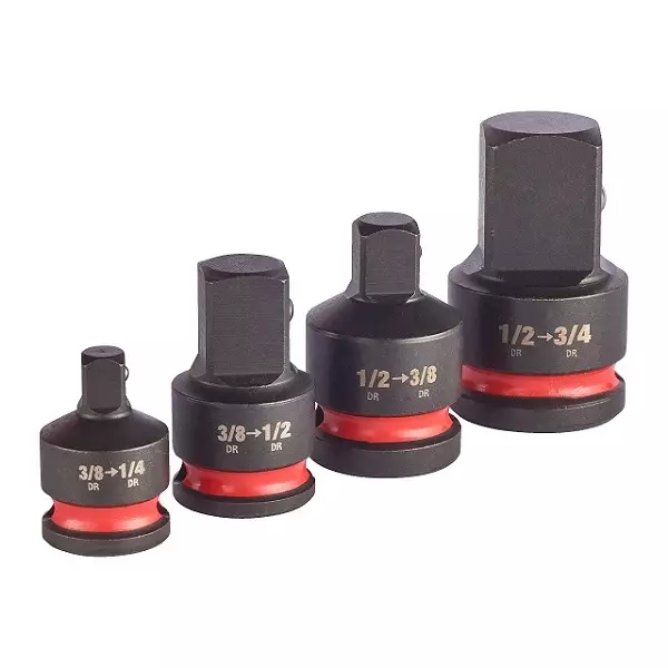 MILWAUKEE Adapterisarja hylsyille, 4-osaa - Jatkot ja adapterit - 120735 - 1