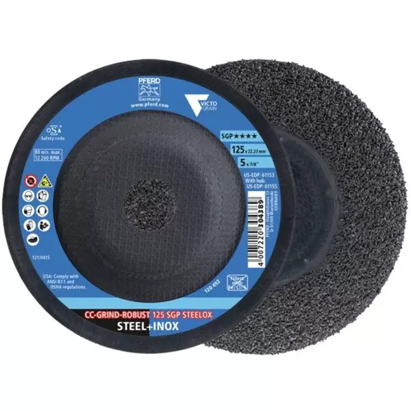PFERD CC-GRIND ROBUST 125 SGP Steelox - Katkaisu & hiomalaikat, teräsharjat - 138695 - 1