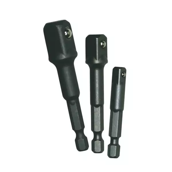 TECOS Hylsyadapterisarja 1/4"+3/8"+1/2" - Hylsynpitimet - 138095 - 1