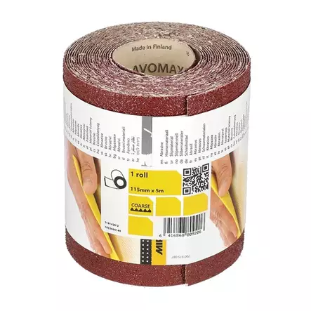 MIRKA AVOMAX Hiomapaperi 115mmx5m - Käsihionta - 139086 - 1