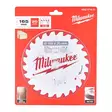 MILWAUKEE Pyörösahanterä W165x1,6x20mm 24T - Milwaukee Tarvikkeet - 121086 - 2