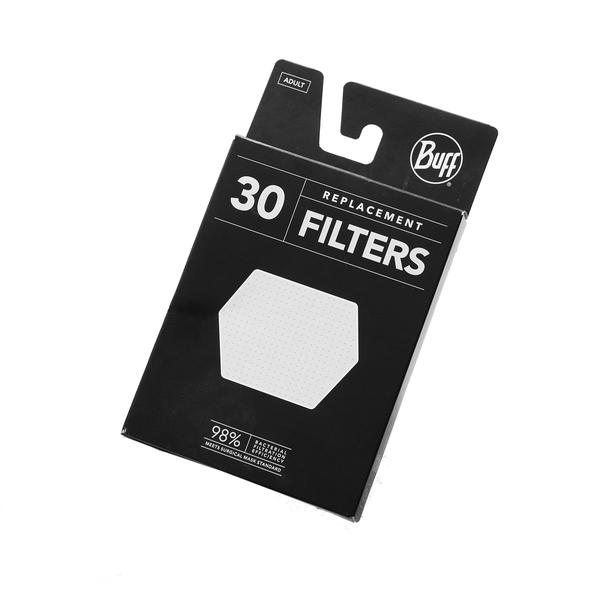 BUFF Solid Black vaihtosuodatin 30kpl/pkt - Muut vaatetarvikkeet - 124816 - 1