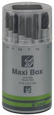 LUNA Maxi Box Poranteräsarja 110mm - Metalliporanterät - 126876 - 1