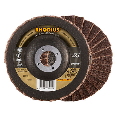 RHODIUS VLS Puhdistuslamellilaikka karkea - Katkaisu & hiomalaikat, teräsharjat - 126036 - 1