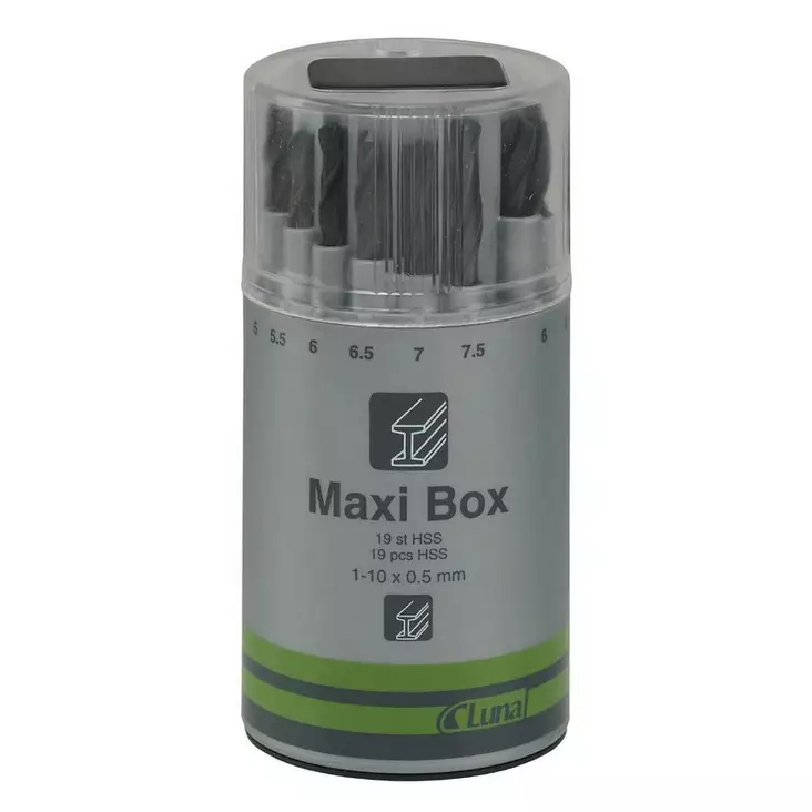 LUNA Maxi Box Poranteräsarja 1-10mm - Kevät kampanja - 126876 - 1