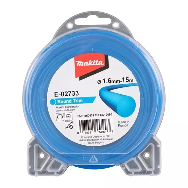 MAKITA E-02733 Siima 1,6 mm x 15 m pyöreä - Siimat ja siimapäät - 107836 - 1
