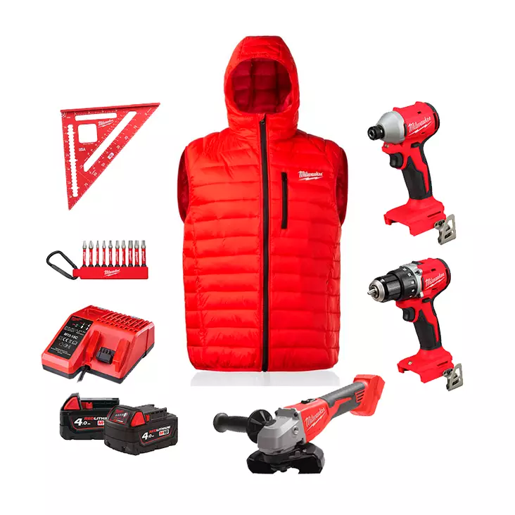 MILWAUKEE M18 Toppaliivi-paketti - Milwaukee konekampanja - 137166 - 1