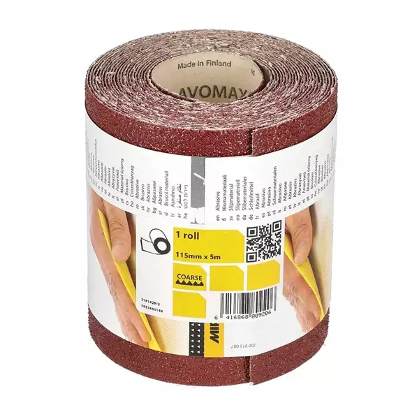 MIRKA AVOMAX Hiomapaperi 115mmx5m - Käsihionta - 139086 - 1