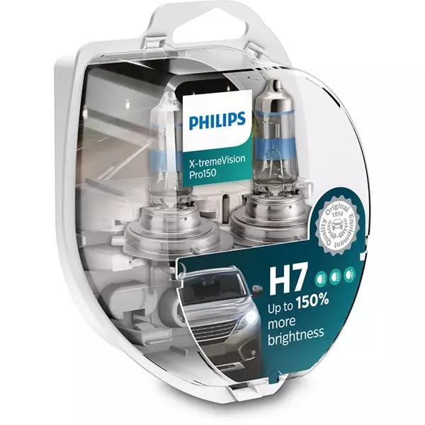 PHILIPS H7 X-treme Vision Pro150 150% - Polttimot - 125956 - 1