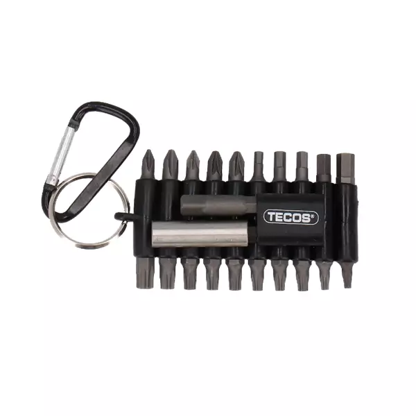 TECOS kärkisarja vyöklipsillä 22-osaa - Ruuvauskärkisarjat - 133826 - 1