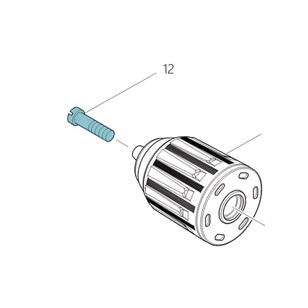MAKITA 251468-5 Istukan kiinnitysruuvi M6x22 - Makita varaosat - 136907 - 1
