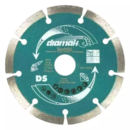 MAKITA D-61139 DIAMAK Timanttikatkaisulaikka 125x22,23mm - Poistotuotteet - 138597 - 1