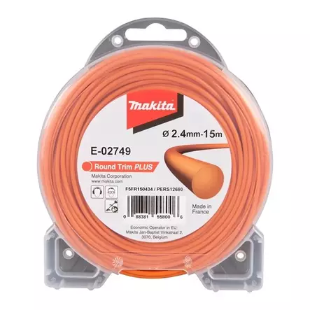 MAKITA E-02749 Siima 2,4 mm x 15 m pyöreä - Siimat ja siimapäät - 107837 - 1