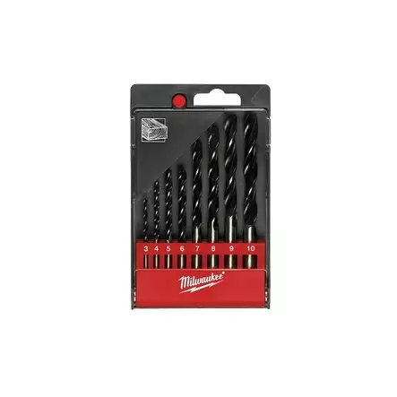 MILWAUKEE Puuporasarja 3-10mm 8-osaa - Milwaukee Tarvikkeet - 119567 - 1