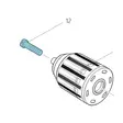 251468-5 Istukan kiinnitysruuvi M6x22 - Makita varaosat - 136907 - 1