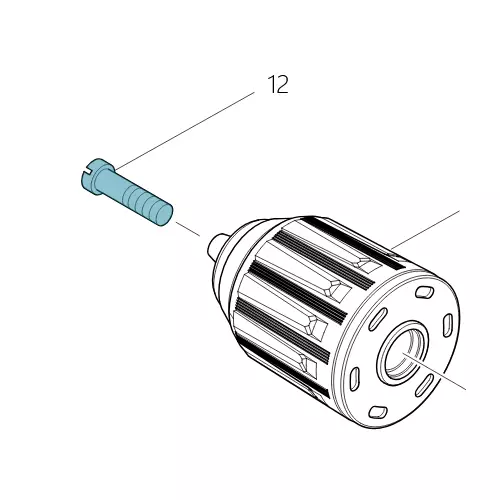 MAKITA 251468-5 Istukan kiinnitysruuvi M6x22 - Makita varaosat - 136907 - 1