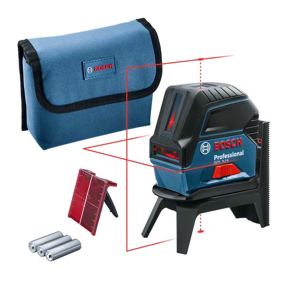 BOSCH GCL 2-15 Kombilinjalaser + Suojapussi - Bosch kampanja - 124907 - 1