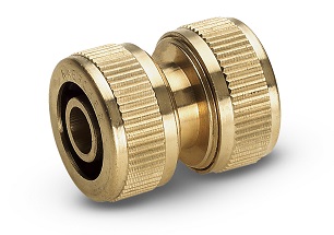 KÄRCHER Messinkiliitin, 3/4" Aqua Stop -sulkijalla - Kärcher painepesuritarvikkeet - 127927 - 1