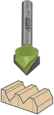 LUNA V-urajyrsin HM 19mm - Yläjyrsinterät - 127017 - 1